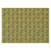 Vintages Jugendstil-Muster Tischdecke (Vorderseite (Horizontal))