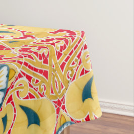 Vintages Jugendstil-Muster Tischdecke