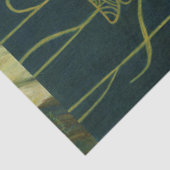 Vintages Jugendstil-Nymph-Themenpapier Seidenpapier (Detail)