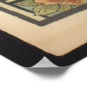 Vintages Jugendstil-Poster Poster (Ecke)