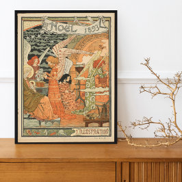 Vintages Jugendstil-Poster Poster