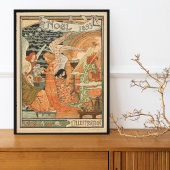 Vintages Jugendstil-Poster Poster