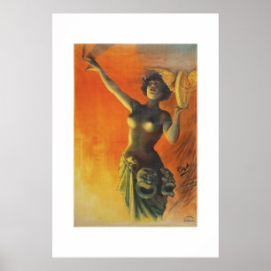 Vintages Jugendstil-Poster Poster