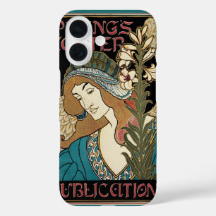 Vintages Jugendstil, Prang's Osterveröffentlichung iPhone 16 Hülle