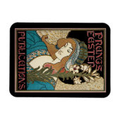 Vintages Jugendstil, Prang's Osterveröffentlichung Magnet (Horizontal)