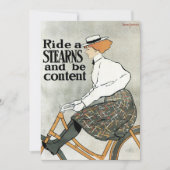 Vintages Jugendstil, Reiten a Sterns Fahrräder (Vorderseite)