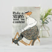 Vintages Jugendstil, Reiten a Sterns Fahrräder (Stehend Vorderseite)