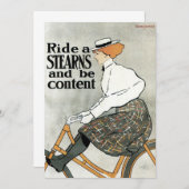 Vintages Jugendstil, Reiten a Sterns Fahrräder (Vorne/Hinten)