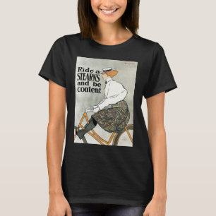 Vintages Jugendstil, Reiten a Sterns Fahrräder T-Shirt