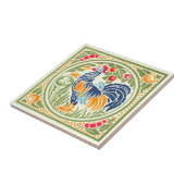 Vintages Jugendstil-Restaurant und Obst Fliese (Seite)