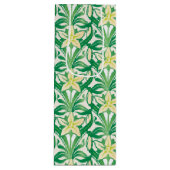 Vintages Jugendstil-Schneeschuhwandermuster Geschenktüte Für Weinflaschen (Vorderseite)