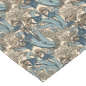 Vintages Jugendstil-Snowdrop Blume Muster Tischdecke (Schrägansicht)