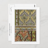 Vintages Jugendstil-Solomon-Siegel, M.P. Verneuil Postkarte (Vorne/Hinten)