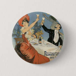 Vintages Jugendstil, Taverne Olympia Restaurant Button