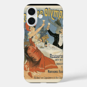 Vintages Jugendstil, Taverne Olympia Restaurant iPhone 16 Hülle