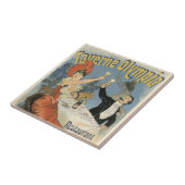 Vintages Jugendstil, Taverne Olympia Restaurant Fliese (Seite)