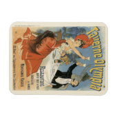 Vintages Jugendstil, Taverne Olympia Restaurant Magnet (Horizontal)