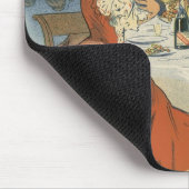 Vintages Jugendstil, Taverne Olympia Restaurant Mousepad (Ecke)