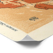 Vintages Jugendstil, Taverne Olympia Restaurant Poster (Ecke)