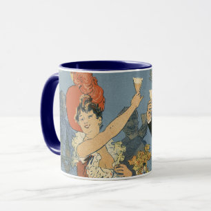 Vintages Jugendstil, Taverne Olympia Restaurant Tasse
