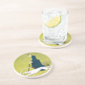 Vintages Jugendstil, Victoria Fahrrad Werke, Rehm Getränkeuntersetzer (Seite)