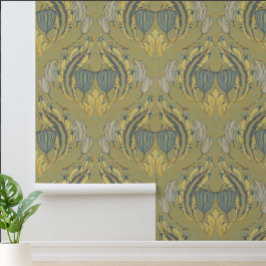 Vintages Jugendstil Walter Crane Tulip Muster Tapete