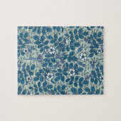 Vintages Jugendstil, Wilde Rose Blume im Garten Puzzle (Horizontal)