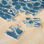 Vintages Jugendstil, Wilde Rose Blume im Garten Puzzle (Seite)