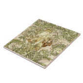 Vintages Jugendstil-Woman Blumenmuster von Mucha Fliese (Seite)