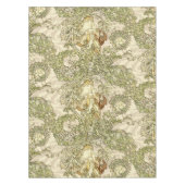 Vintages Jugendstil-Woman Blumenmuster von Mucha Tischdecke (Vorderseite)