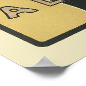 Vintages Jugendstil - Wrestling Poster (Ecke)