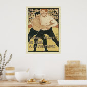Vintages Jugendstil - Wrestling Poster (Küche)