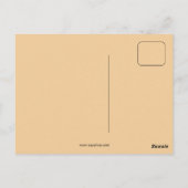 Vintages Jugendstilfahrrad Postkarte (Rückseite)