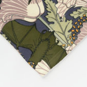 Vintages Jugendstilmuster Fleecedecke (Ecke)