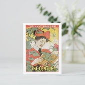 Vintages Jugendzeitschrift Juli Postkarte (Stehend Vorderseite)