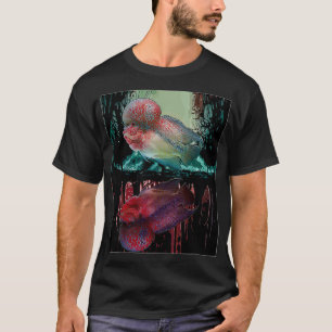 Vintages Jungle Ästhetisches Blumenhorn T-Shirt