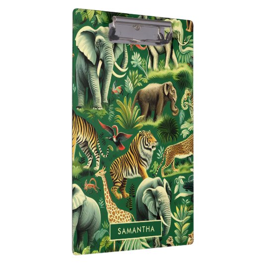 Vintages Jungtiermuster Klemmbrett (Rechts)