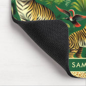 Vintages Jungtiermuster Mousepad (Ecke)