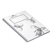 Vintages Käferillustrationsnotizbuch Notizblock (Rechte Seite)