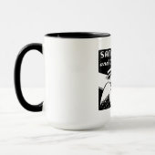 Vintages Kaffee-Geschäft Tasse (Links)