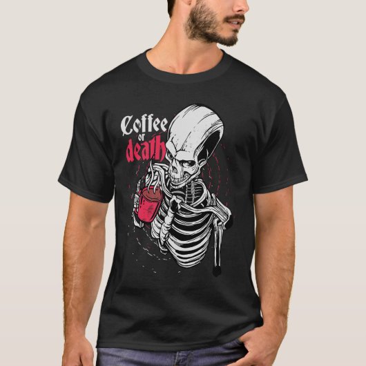 Vintages Kaffeekelett T-Shirt (Vorderseite)