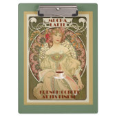 Vintages Kaffeepaket Klemmbrett (Vorderseite)