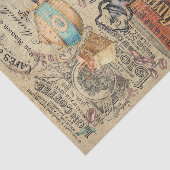 Vintages Kaffeepapier Seidenpapier (Ausschnitt)