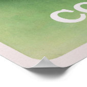 Vintages Kaffeepopster Retro-Werbung Poster (Ecke)