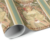 Vintages Kaffeeposter Geschenkpapier (Rolleneckpunkt)