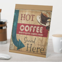 Vintages Kaffeezeichen