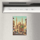 Vintages Kairo Ägypten Magnet (In Situ (Geschirrspüler))
