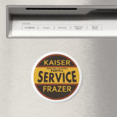 Vintages Kaiser-Frazer-Servicezeichen Magnet (In Situ (Geschirrspüler))