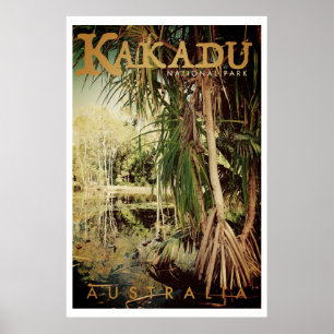 Vintages Kakadu Nationalpark Travel Poster