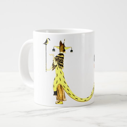 Vintages Kalaf Turandot Jumbo-Tasse (Vorderseite Links)